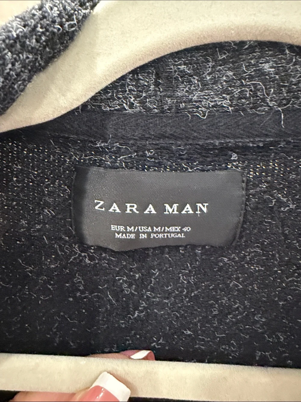 Elective grandpa Zara Men's Dark Charcoal Open-Front Cardigan with pockets